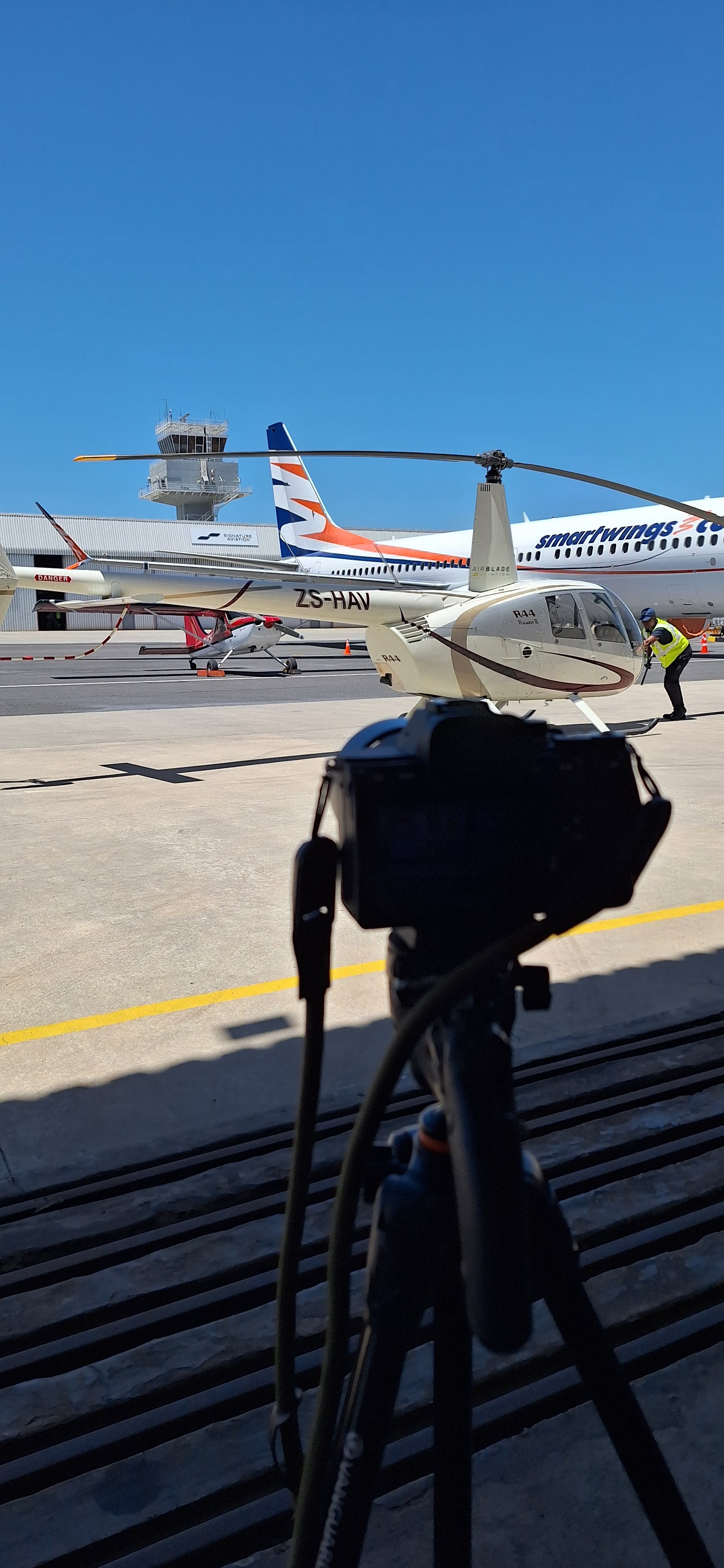 Behind the scenes